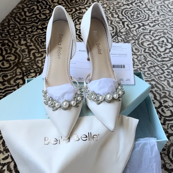 Bella Belle NWT Pearl Heels - Picture 5 of 10